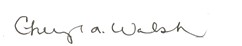 Cheryl Walsh signature