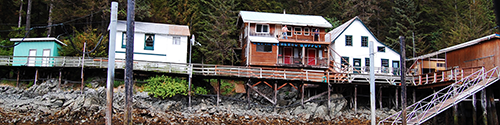 Coastal village
houses