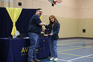 Avtec student recieves diploma